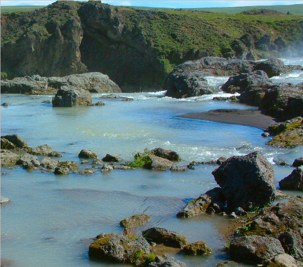 Goðafoss: Rockpools