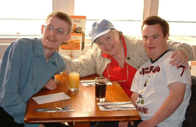 Ian and mum in Liverpool