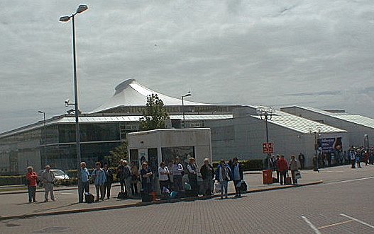 Folkstone: Outside Eurotunnel Passenger Terminal
