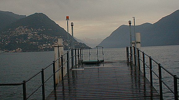 Paradiso: Lake Lugano after an evening thunderstorm