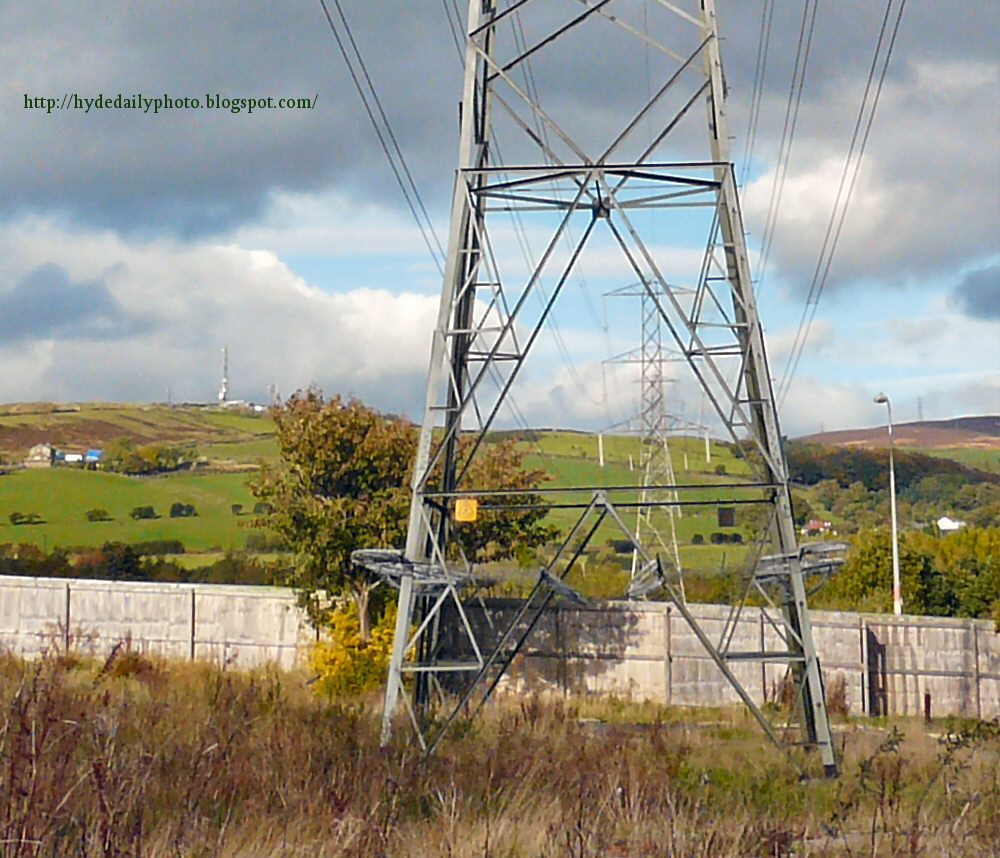 Pylons over Hattersley