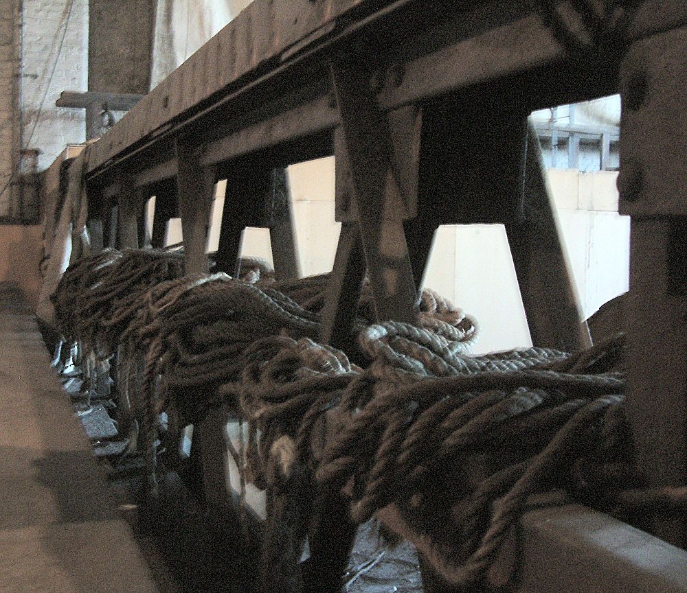 Ropes backstage, September 2006