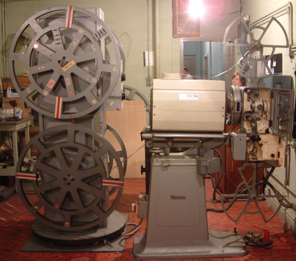 Projector room, September 2006