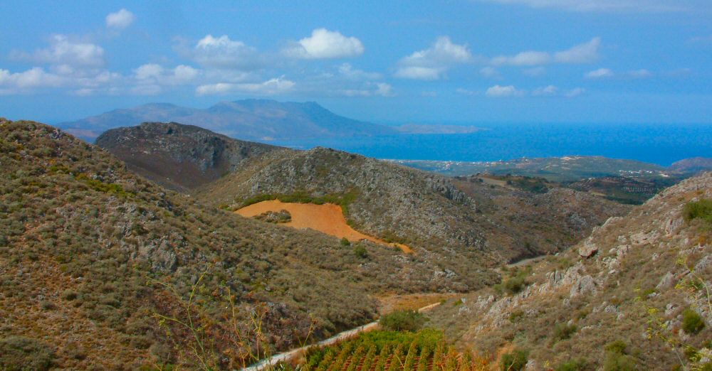 Gramvousa Peninusular and Kissamoss from above Masavila