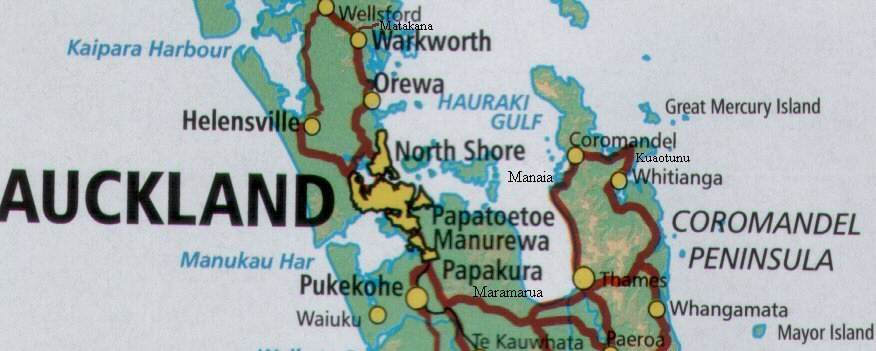 Coromandel to Matakana