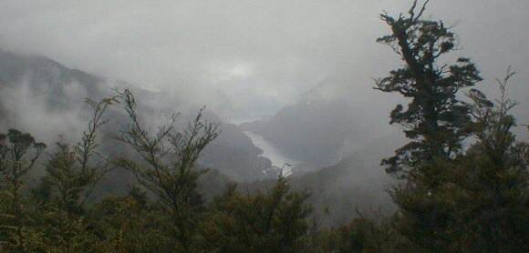 Doubtful Sound from the Wilmot Pass