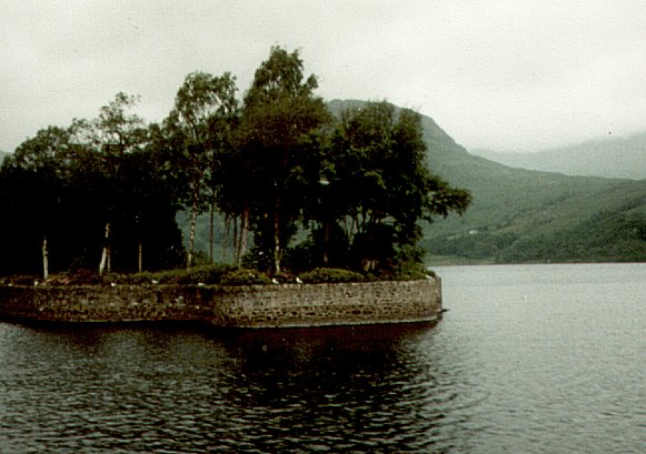 Factors Island, Loch Katrine, 1979