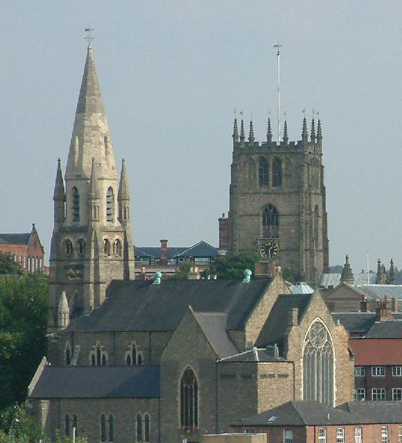 Nottingham: View from the Castle, September 2003