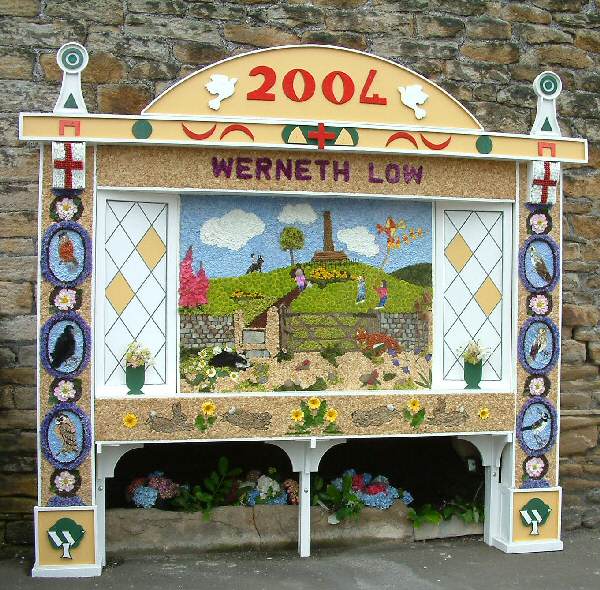 Gee Cross Well Dressing: Booth's Well, July 2004