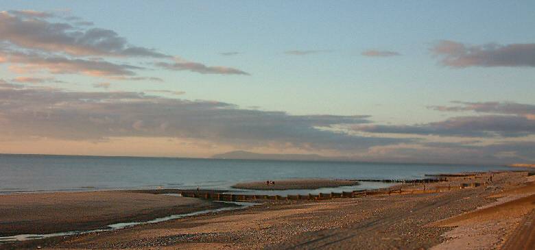Cleveleys: looking North towards the Lake District, October 2004