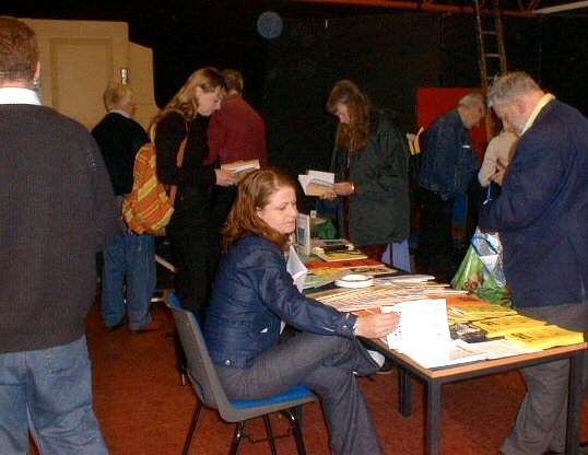 Photo by G. England, 2001 bookstalls