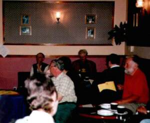 Photo by E O'Keffee: readings in the bar