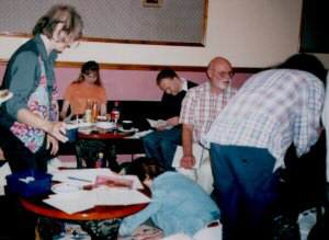 Photo by E O'Keffee: Tilla Brading's workshop